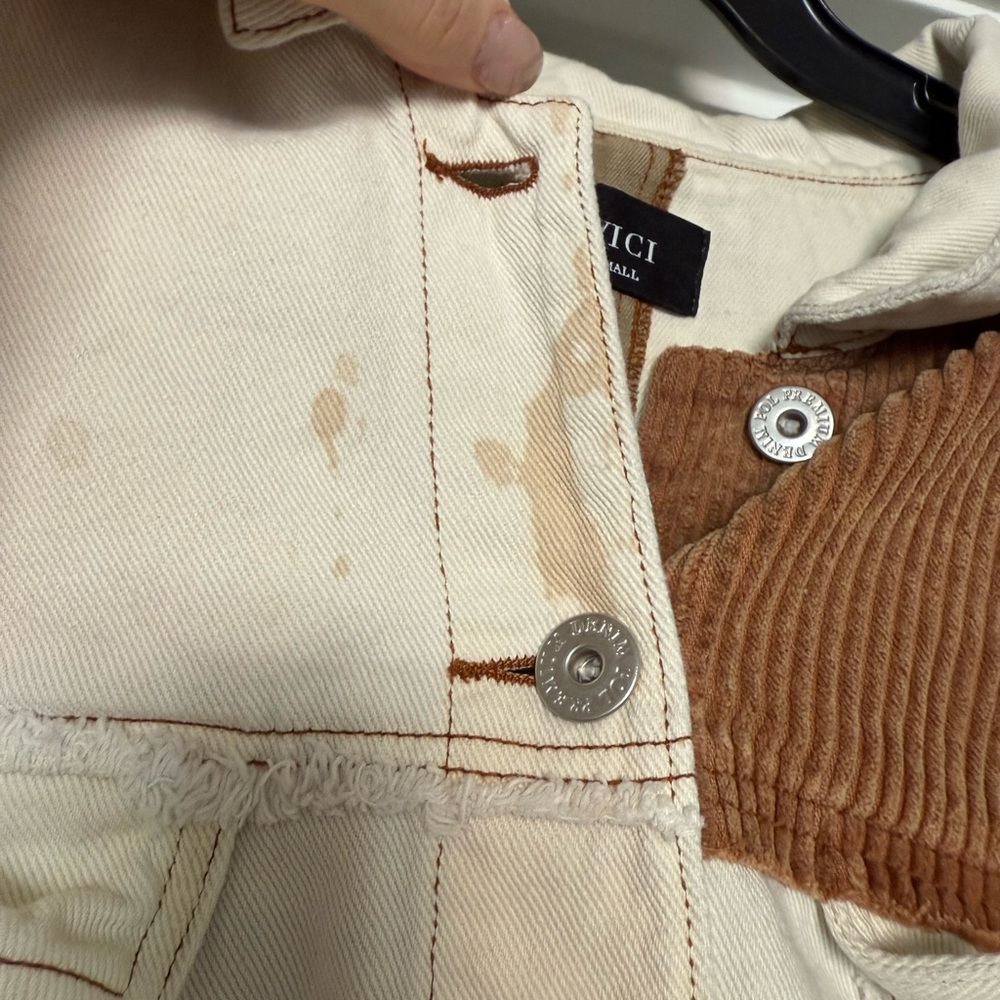 Vici Patchwork Button‎ Down Jacket - Picture 4 of 5
